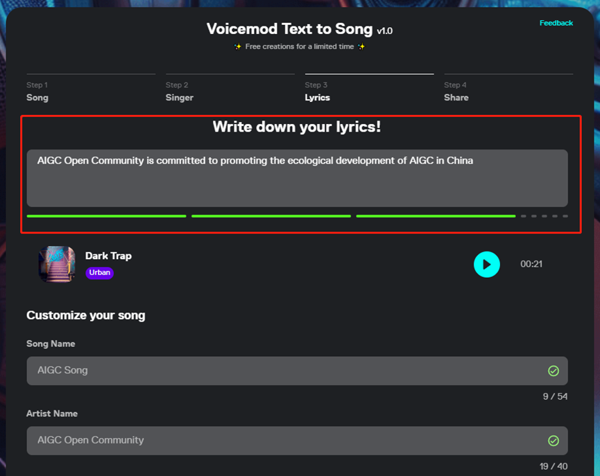 提供类“ChatGPT”功能，将文本自动生成歌曲，Voicemod获得1450万美元A+轮融资插图5