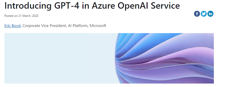 GPT-4可在微软Azure OpenAI中使用，可以打造自己的多模态“ChatGPT”啦！插图