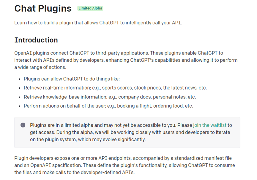 震撼来袭！ChatGPT推出插件功能，并开源检索插件源代码！插图1