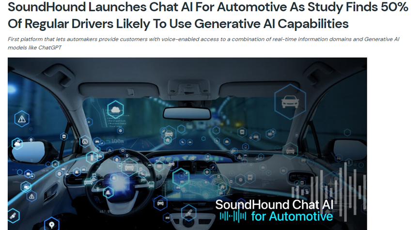 将ChatGPT集成在汽车中，全球首个车载语音GPT发布！插图
