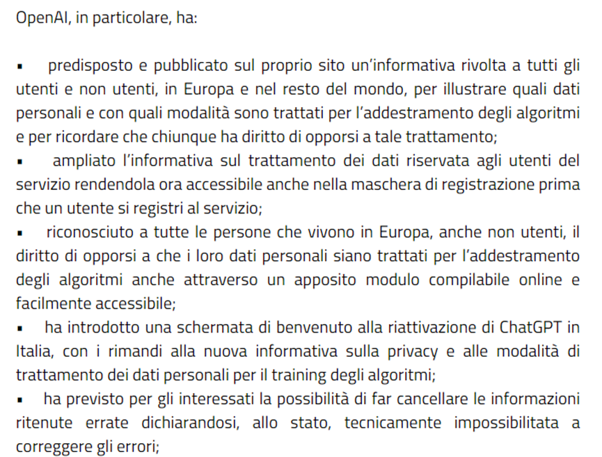意大利解除ChatGPT禁令，并公布安全优化细节插图2