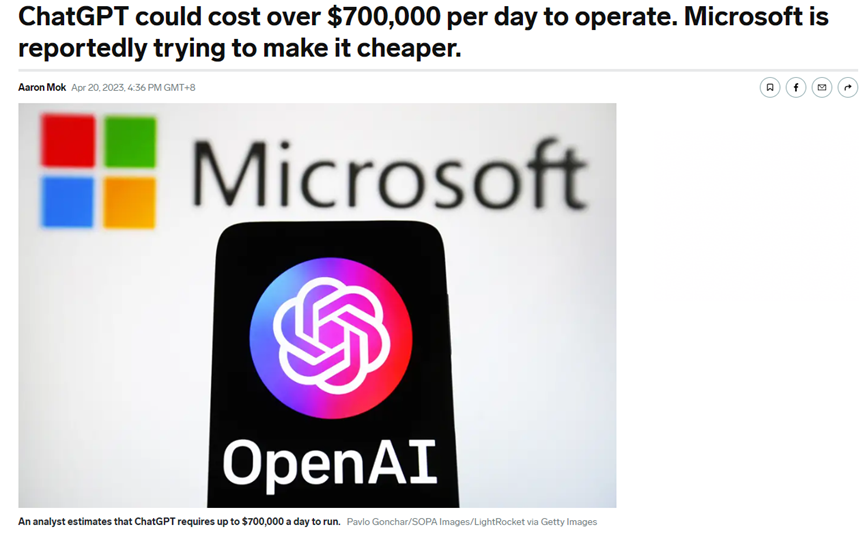 ChatGPT让OpenAI去年亏损5.4亿美元，未来想融资1000亿美元插图1