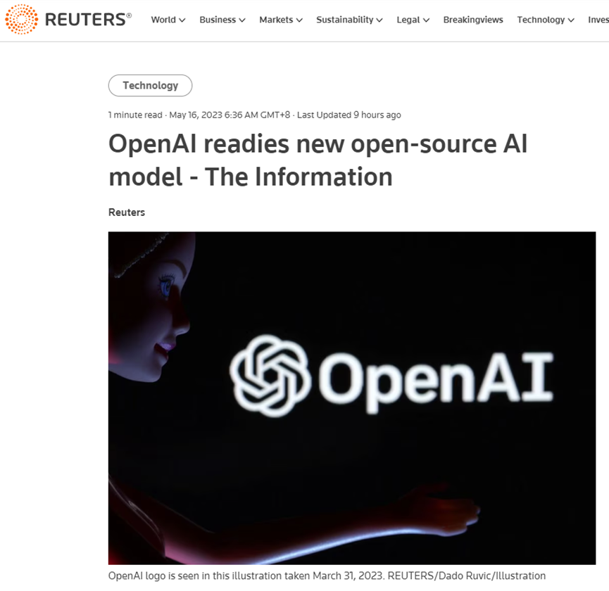 OpenAI将发布新的开源AI模型插图