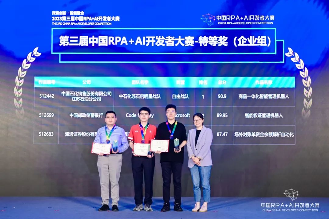 2023第三届中国RPA+AI开发者大赛圆满收官&获奖名单公示插图27