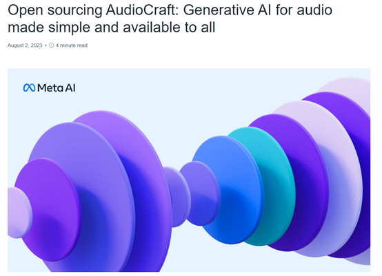Meta新开源模型AudioCraft炸场！文本自动生成音乐插图