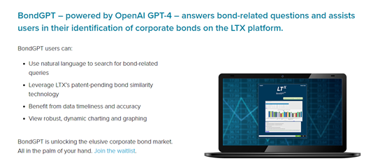 用ChatGPT分析20,000多种债券！LTX推出BondGPT+插图2